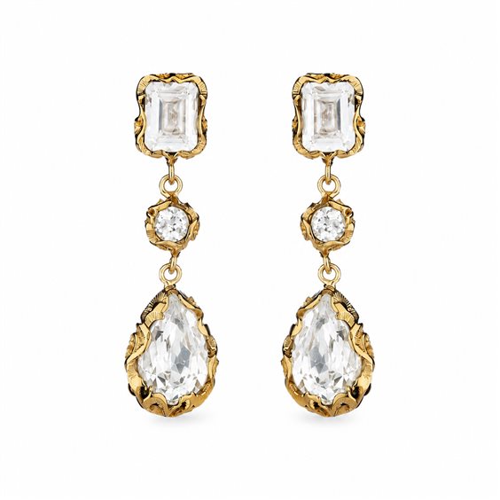 Earrings Maria e Luisa Jewels Woman in Silver Cristallo OA0248/V1/POG - OA0248/V1/POG